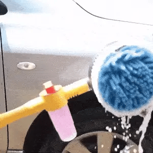 Cepillo de Lavado de Autos Giratorio | Alta Presión, Manguera Extensible y Multiusos + REGALO