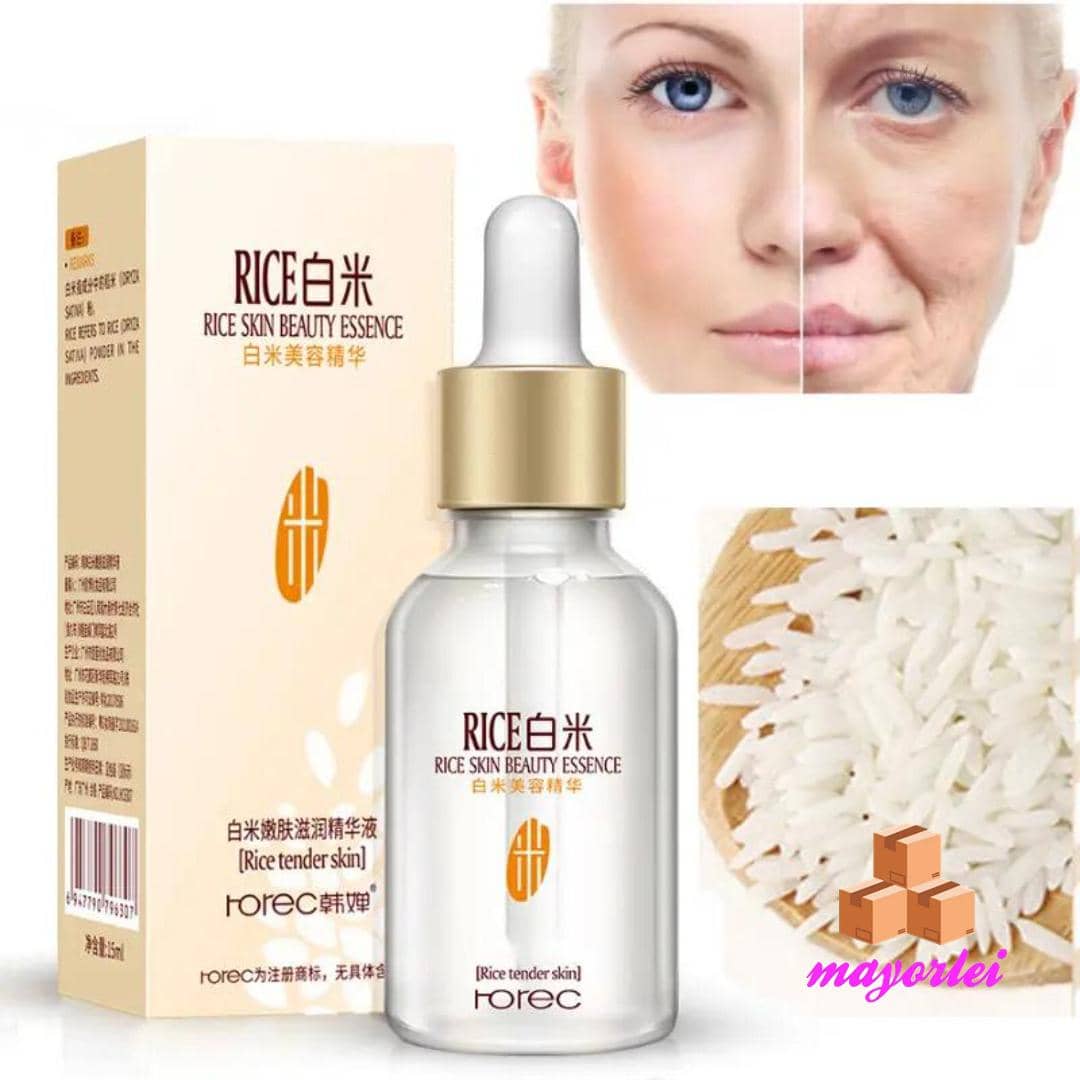 Paga 1 Lleva 2 Serum De Arroz Blanco Y Ácido Hialurónico