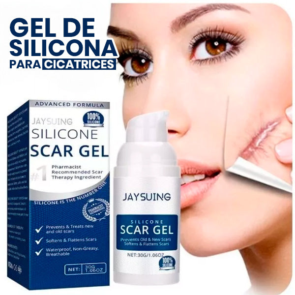 GEL DE SILICONA PARA CICATRICES ESTRÍAS QUELOIDES QUEMADURAS