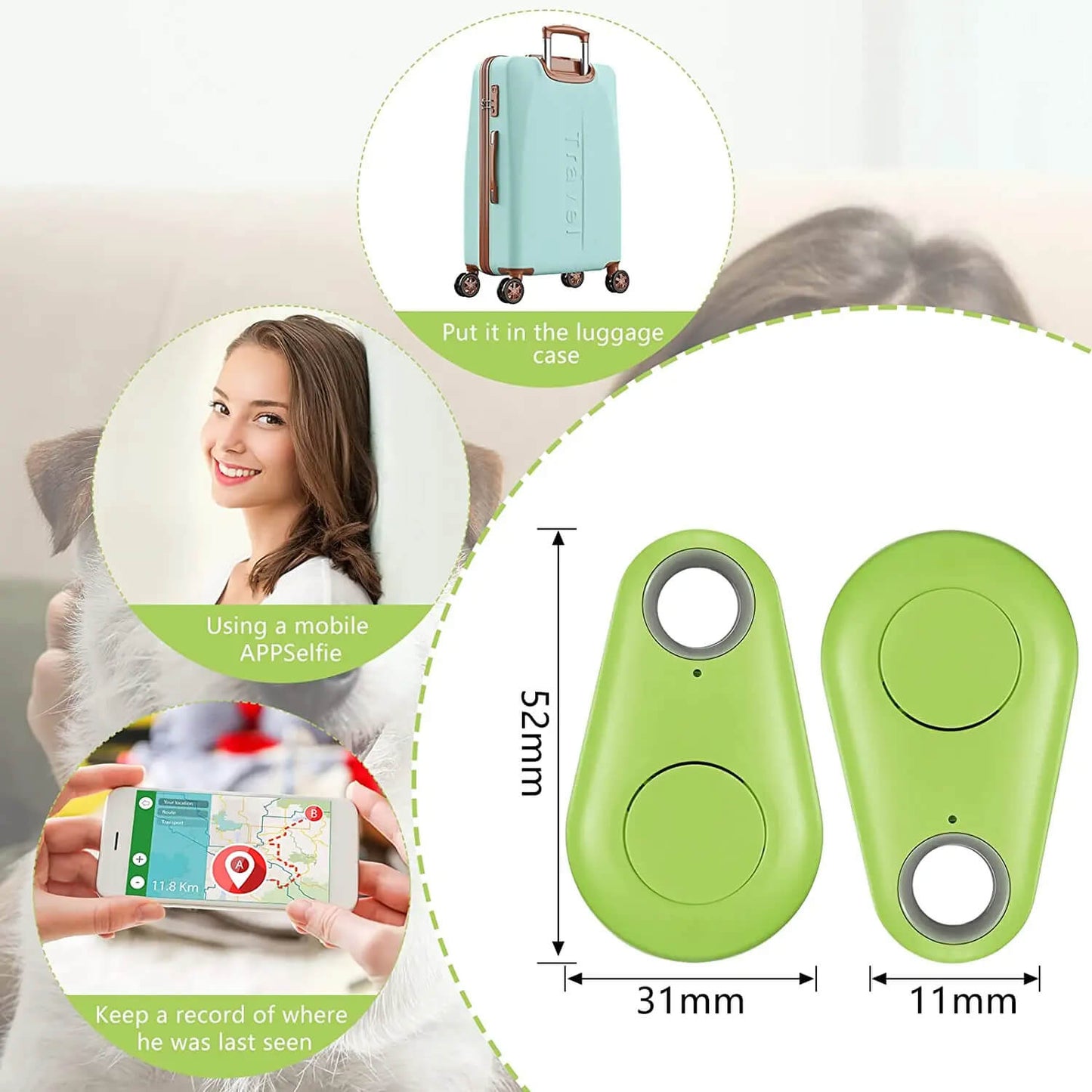 GPS PARA TUS MASCOTAS 300% AVANZADO + ENVIÓ GRATIS