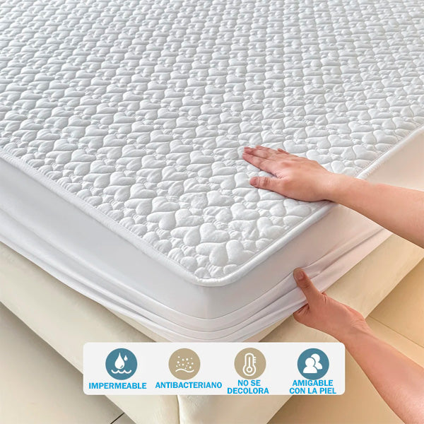 Cubre Colchón Impermeable Antibacterial | Protección y Confort Total