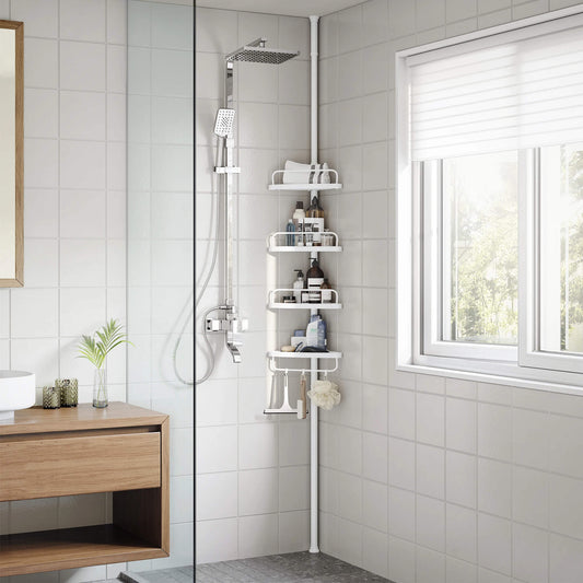 Repisa esquinera para baño + ENVÍO GRATIS