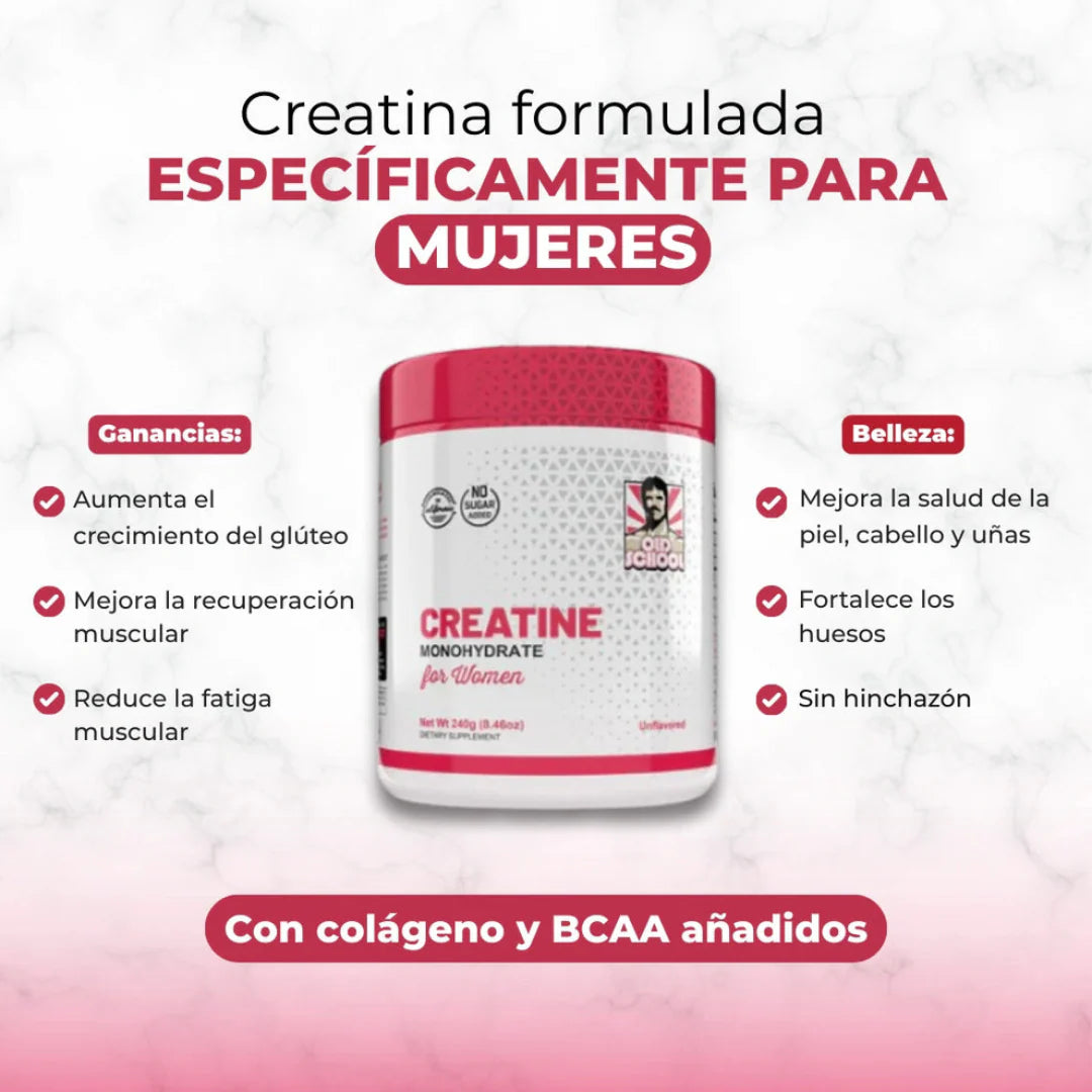 Creatina Monohidratada para Mujeres – Energía y Fuerza Real