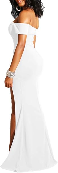Vestido Elegante de Noche – Blanco, Rojo y Negro | Estilo Sofisticado