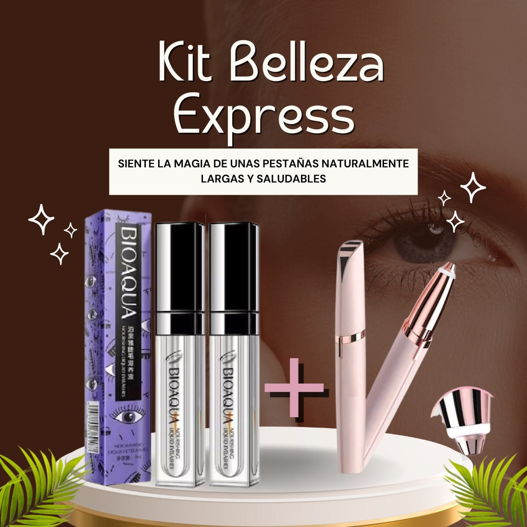 Kit Belleza Express Bioaqua + Depilador Cejas | Mirada Natural y Perfecta