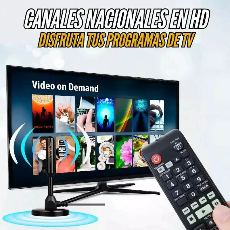 Antena TDT | TV Digital Ultra HD | Canales Gratis + REGALO