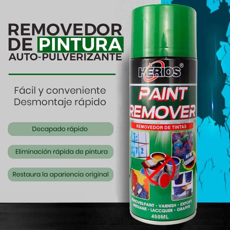 Spray Removedor de Pintura Acrílica Potente HERIOS 450 ml – Limpieza Rápida