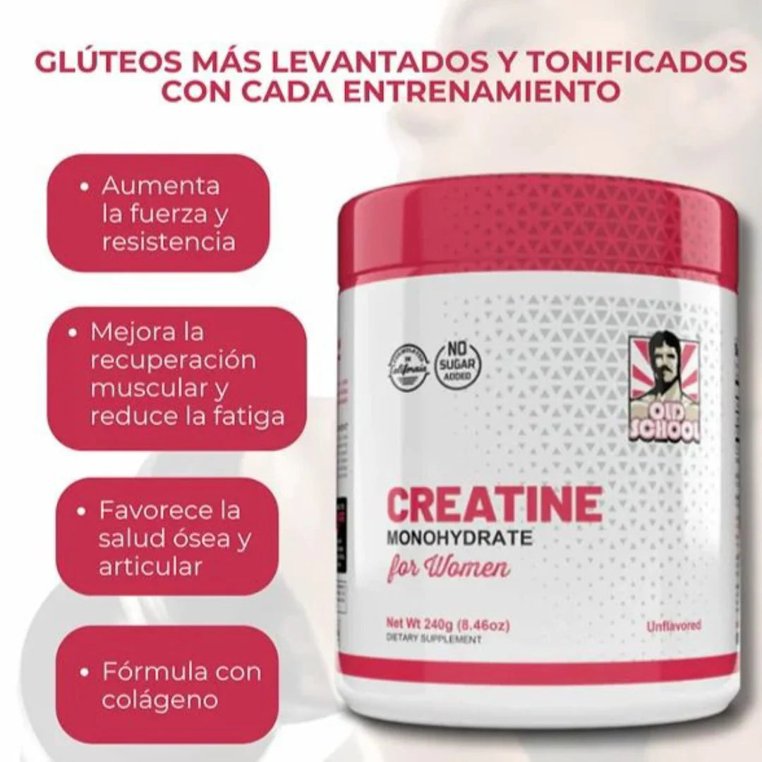 Creatina Monohidratada para Mujeres – Energía y Fuerza Real