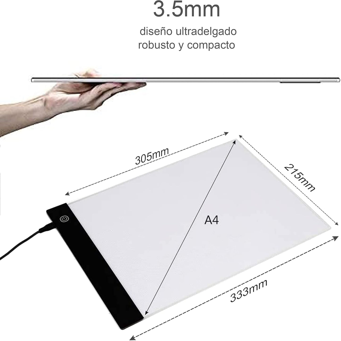 Tablet de Luz para Calcar Dibujos – Dibuja Fácil y Preciso | Oferta Especial