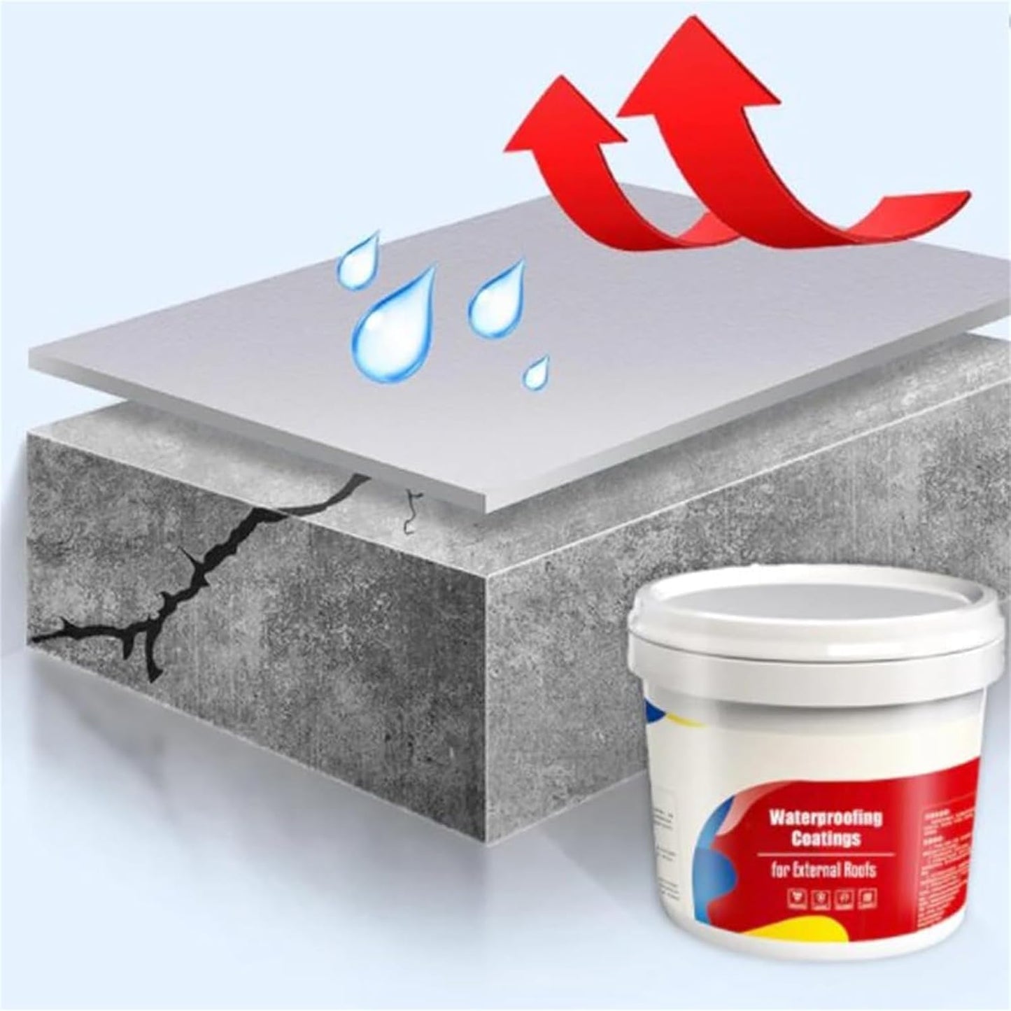 Pintura Impermeabilizante para Techos y Paredes | Protección Total contra Filtraciones