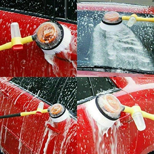 Cepillo de Lavado de Autos Giratorio | Alta Presión, Manguera Extensible y Multiusos + REGALO