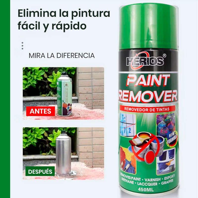 Spray Removedor de Pintura Acrílica Potente HERIOS 450 ml – Limpieza Rápida