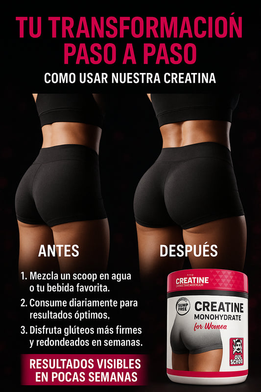 Creatina Monohidratada para Aumentar Gluteos