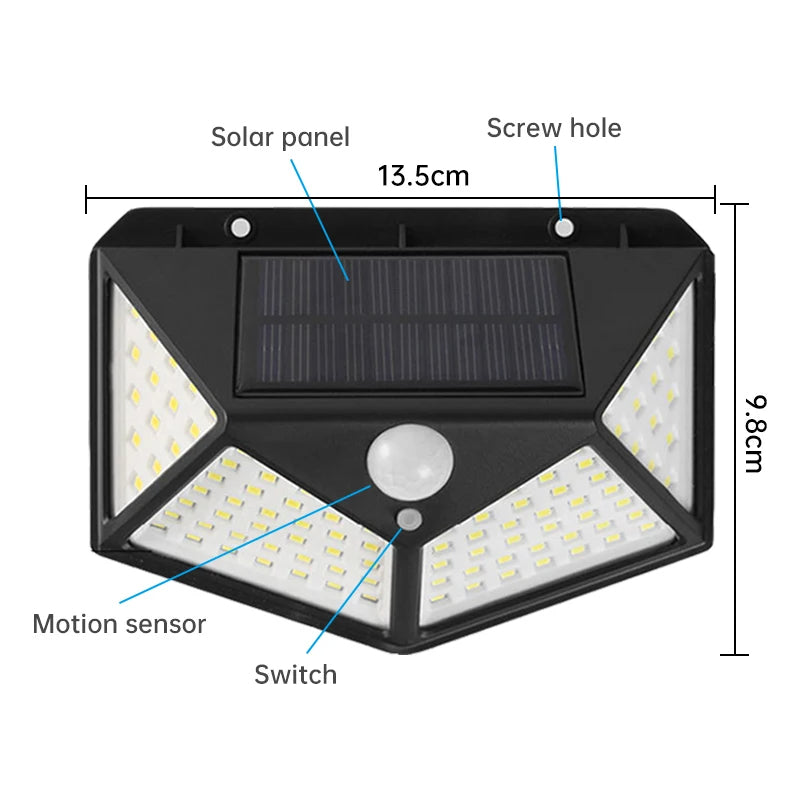 LÁMPARA SOLAR PARA EXTERIORES + ENVÍO GRATIS
