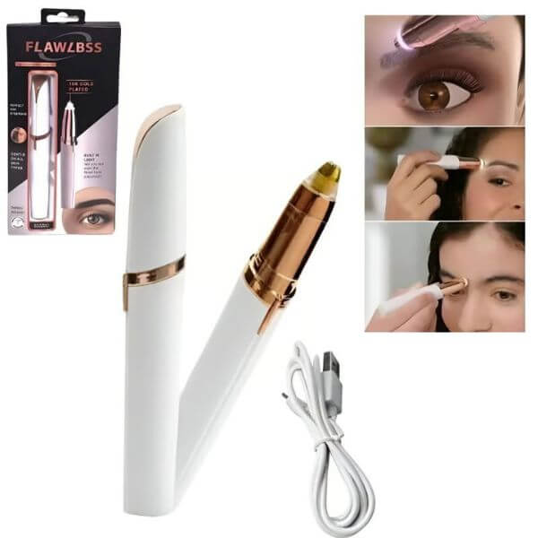 Depilador de Cejas Eléctrico Profesional – Precisión Sin Dolor, Recargable y Portátil