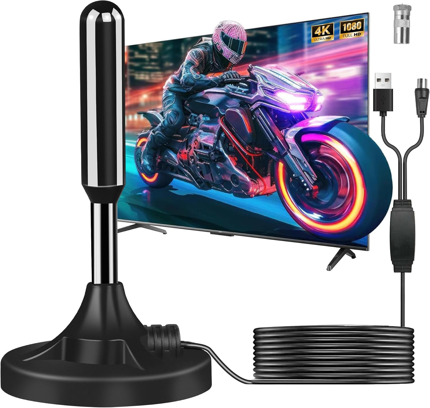 Antena TDT | TV Digital Ultra HD | Canales Gratis + REGALO