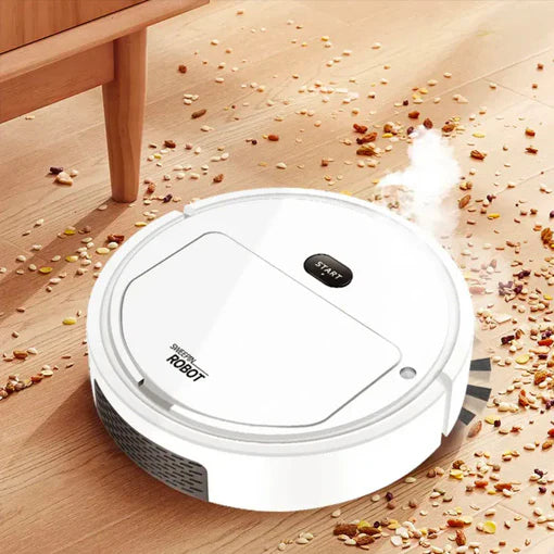 Robot Aspirador Inteligente Silencioso | Succión Potente 1499PA para Alfombra y Piso – Automático y Compacto