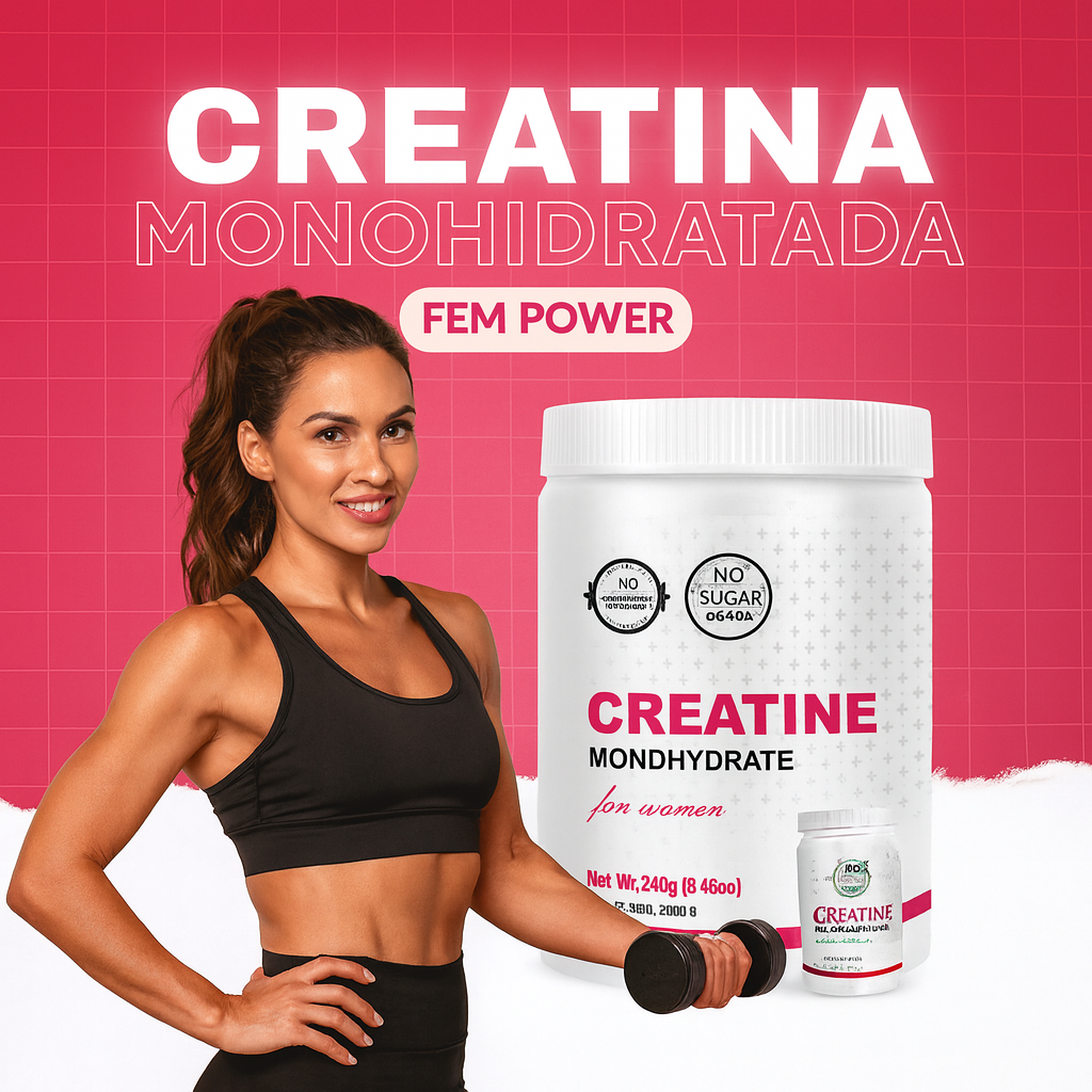 Creatina Monohidratada para Mujeres – Energía y Fuerza Real