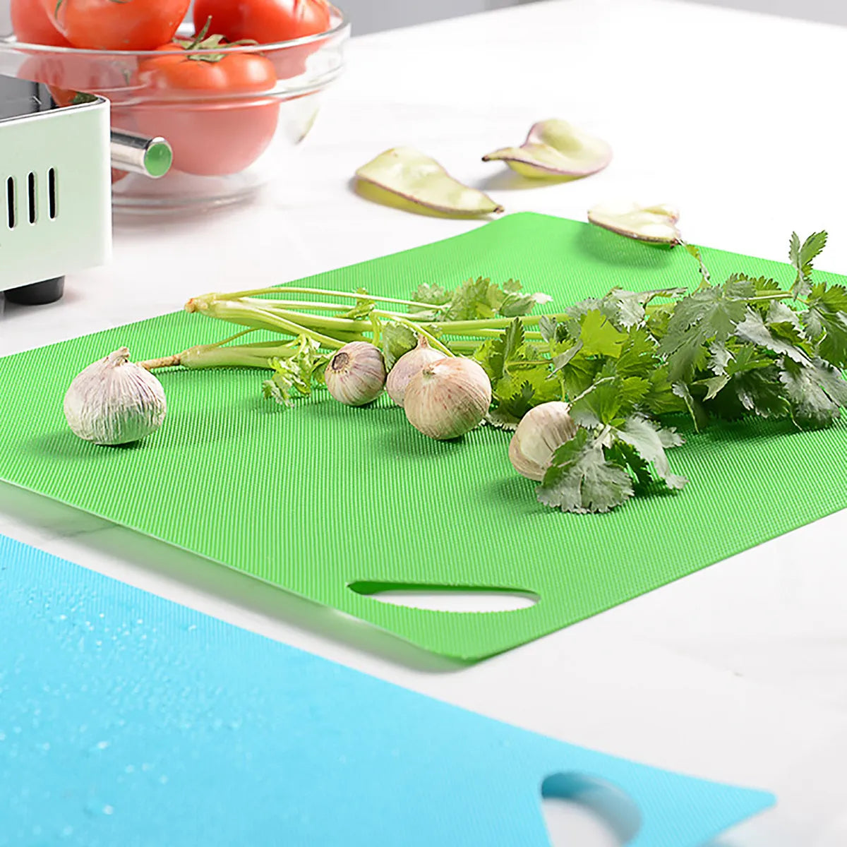 Juego de Tablas de Picar con Soporte | 4 Colores para Cocina Segura y Sin Contaminación
