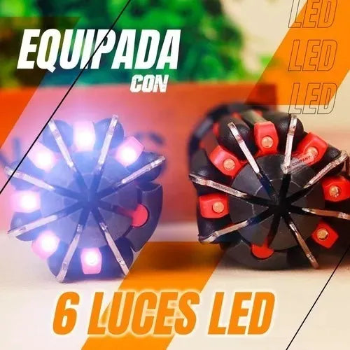 Destornillador 8 en 1 Multiusos con Luz LED 🔧 Práctico, Compacto y Plegable