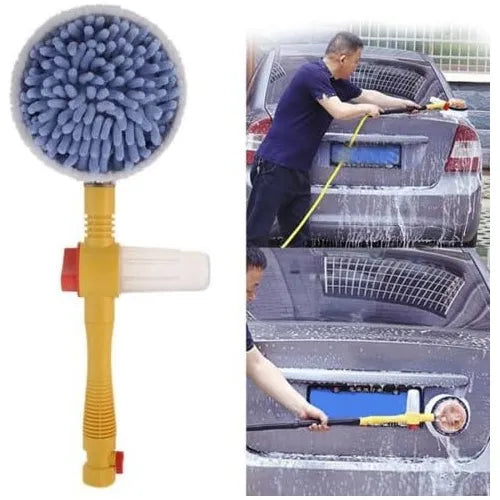 Cepillo de Lavado de Autos Giratorio | Alta Presión, Manguera Extensible y Multiusos + REGALO