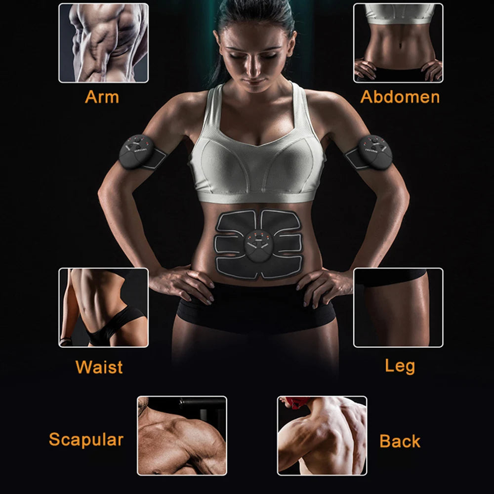 Dispositivo EMS Abdominal | Estimulador Eléctrico para Tonificar y Marcar Abdomen