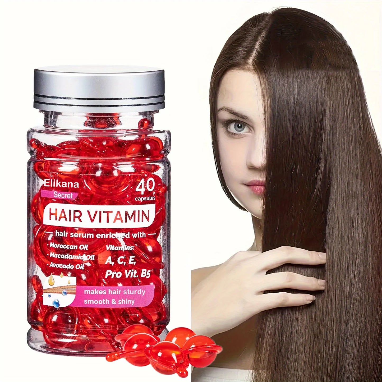Cápsulas de Argán para Cabello | Hidratación, Brillo y Reparación