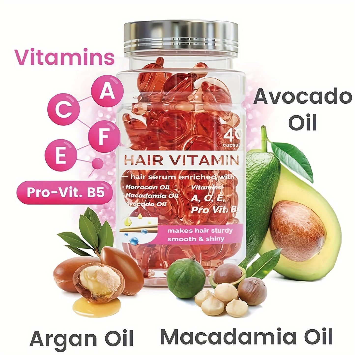Cápsulas de Argán para Cabello | Hidratación, Brillo y Reparación