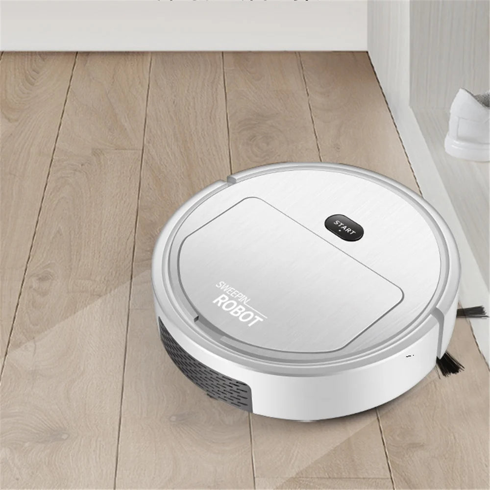 Robot Aspirador Inteligente Silencioso | Succión Potente 1499PA para Alfombra y Piso – Automático y Compacto