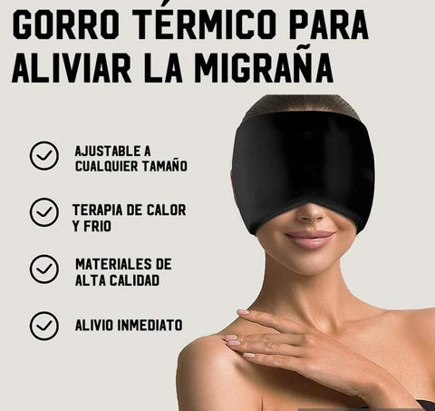 Paga 1 Lleva 2 Gorro Terapéutico para Migraña | Alivio Inmediato Frío o Calor + OBSEQUIO