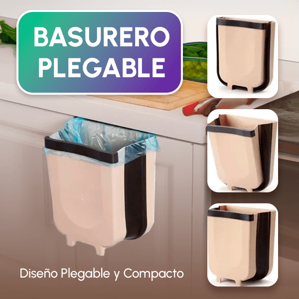 Paga 1 Lleva 2 Basureros Plegable + Envío GRATIS