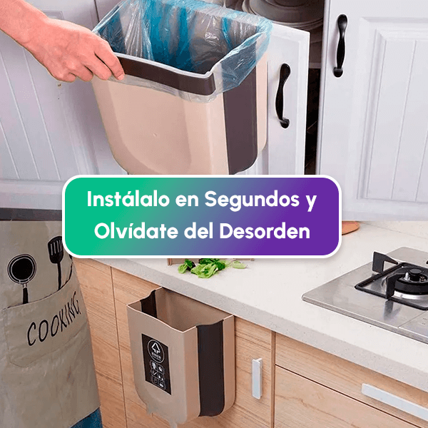 Paga 1 Lleva 2 Basureros Plegable + Envío GRATIS