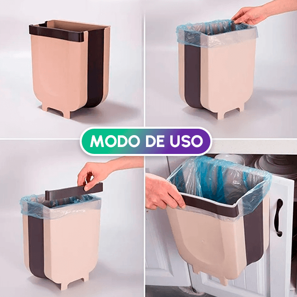 Paga 1 Lleva 2 Basureros Plegable + Envío GRATIS