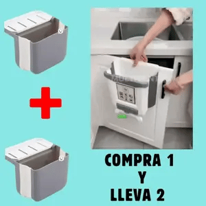 Paga 1 Lleva 2 Basureros Plegable + Envío GRATIS
