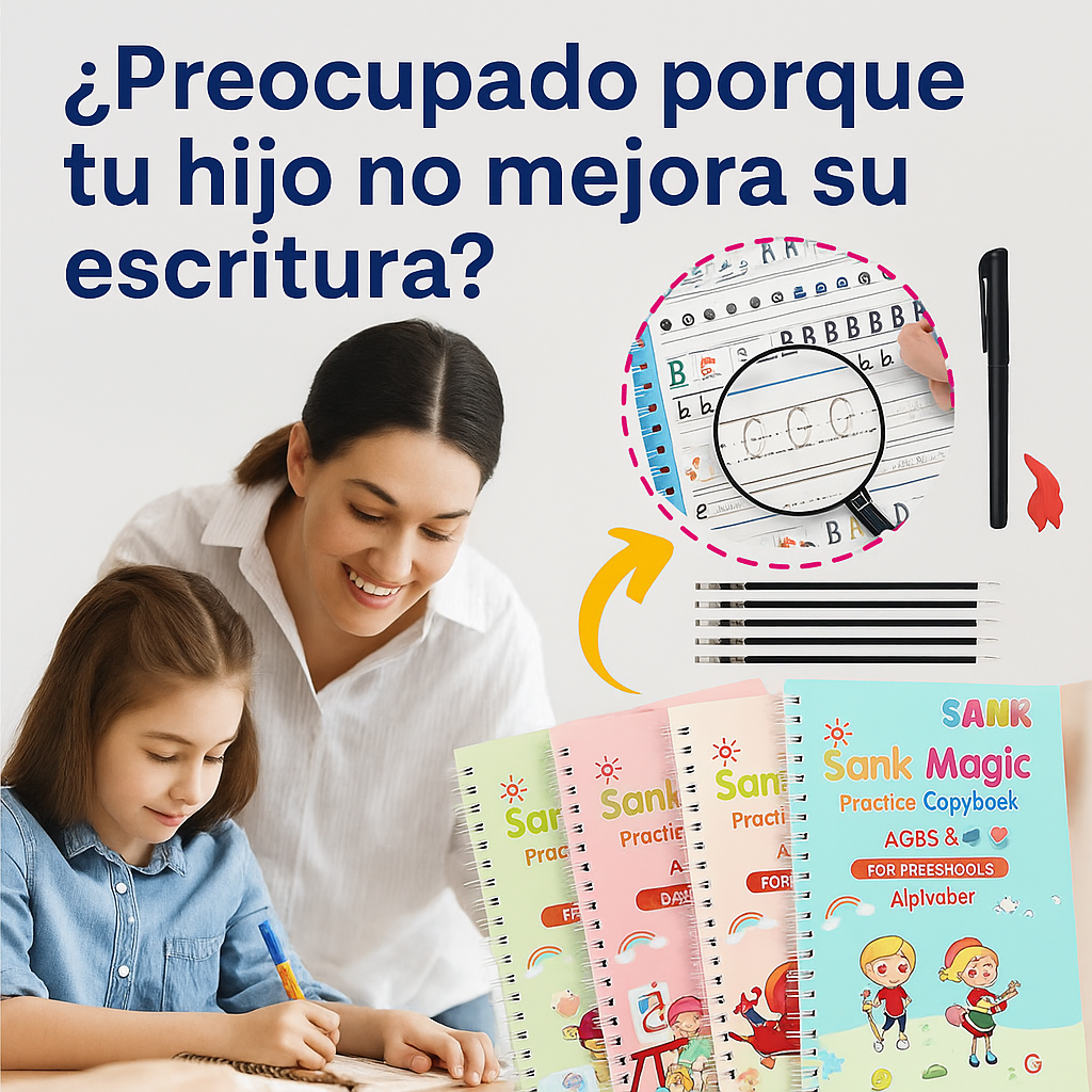 Libro de Caligrafía para Niños | Escritura Clara y Divertida + REGALO