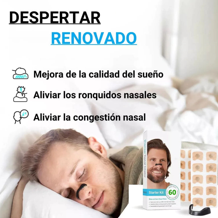 Antironquidos Starter Kit – Dilatador Nasal para Dormir Mejor
