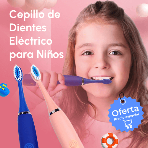 Cepillo de Dientes Eléctrico para Niños + Envío GRATIS