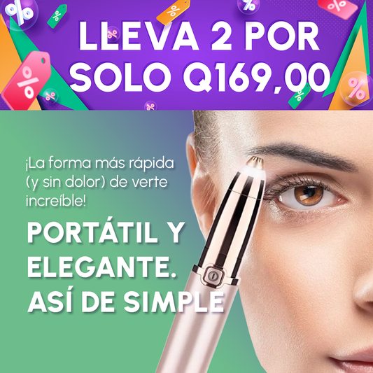 Paga 1 Lleva 2 Depiladores de Cejas Eléctrico Profesional – Precisión Sin Dolor, Recargable y Portátil + REGALO
