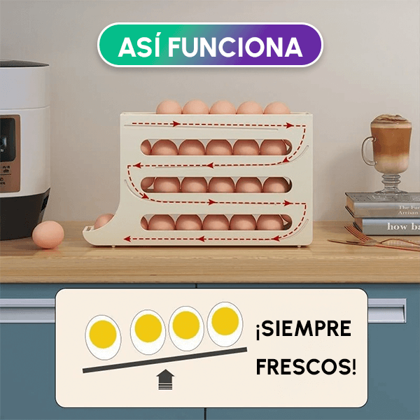 Dispensador para huevos frescos + Envío GRATIS