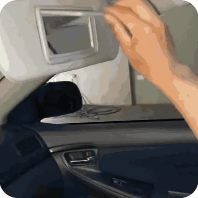 Espejo LED de Maquillaje para Auto – Iluminación Profesional en Cualquier Lugar