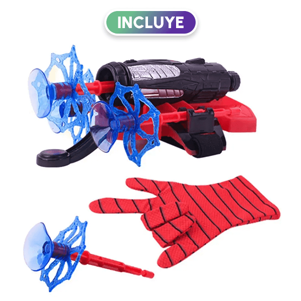Guante Spiderman Lanza Dardos + REGALO