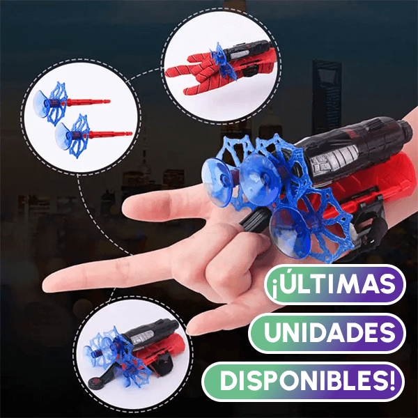 Guante Spiderman Lanza Dardos + REGALO