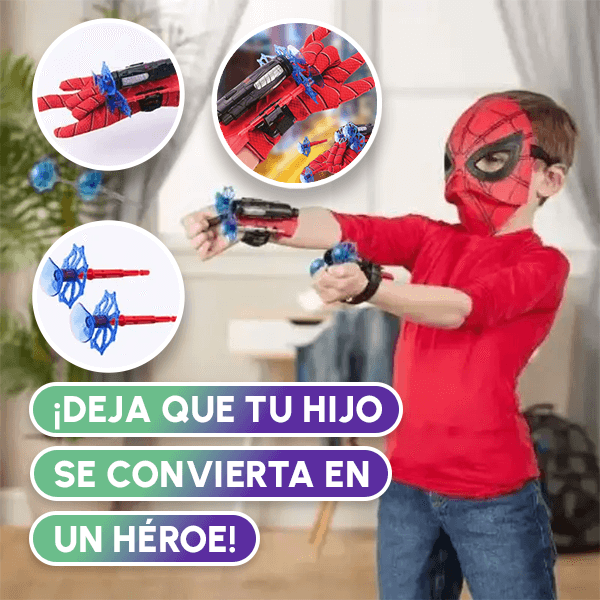 Guante Spiderman Lanza Dardos + REGALO