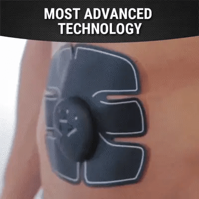 Dispositivo EMS Abdominal | Estimulador Eléctrico para Tonificar y Marcar Abdomen