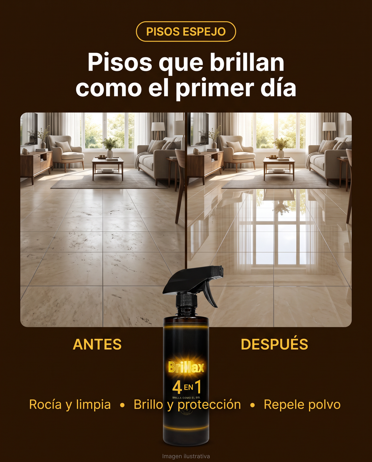 Brillax para pisos
