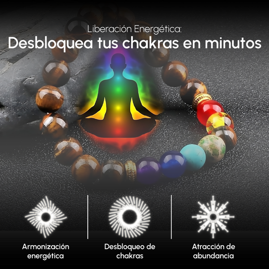 Pulsera 7 chakras Original 🧘🏽♀️Equilibra energía