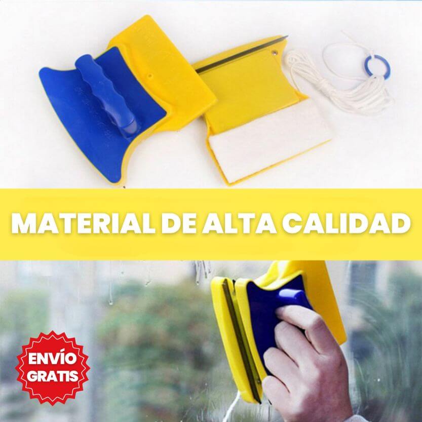 LIMPIA VIDRIOS MAGNÉTICO EFECTO RELUCIENTE + OBSEQUIO