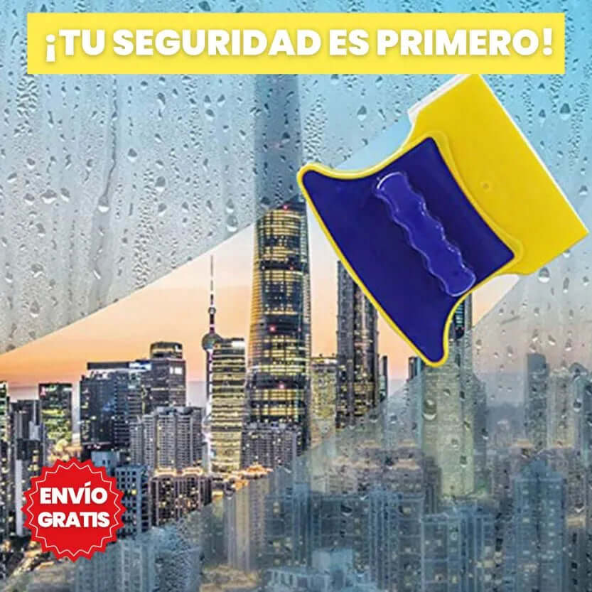 LIMPIA VIDRIOS MAGNÉTICO EFECTO RELUCIENTE + OBSEQUIO