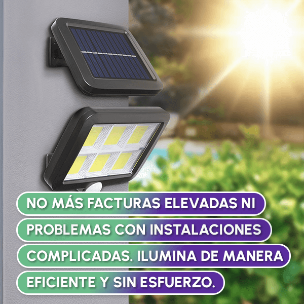 Lámpara Solar con Sensor de Movimiento + Envío GRATIS