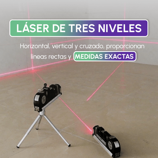 METRO NIVEL LASER 4 EN 1 + Envío GRATIS